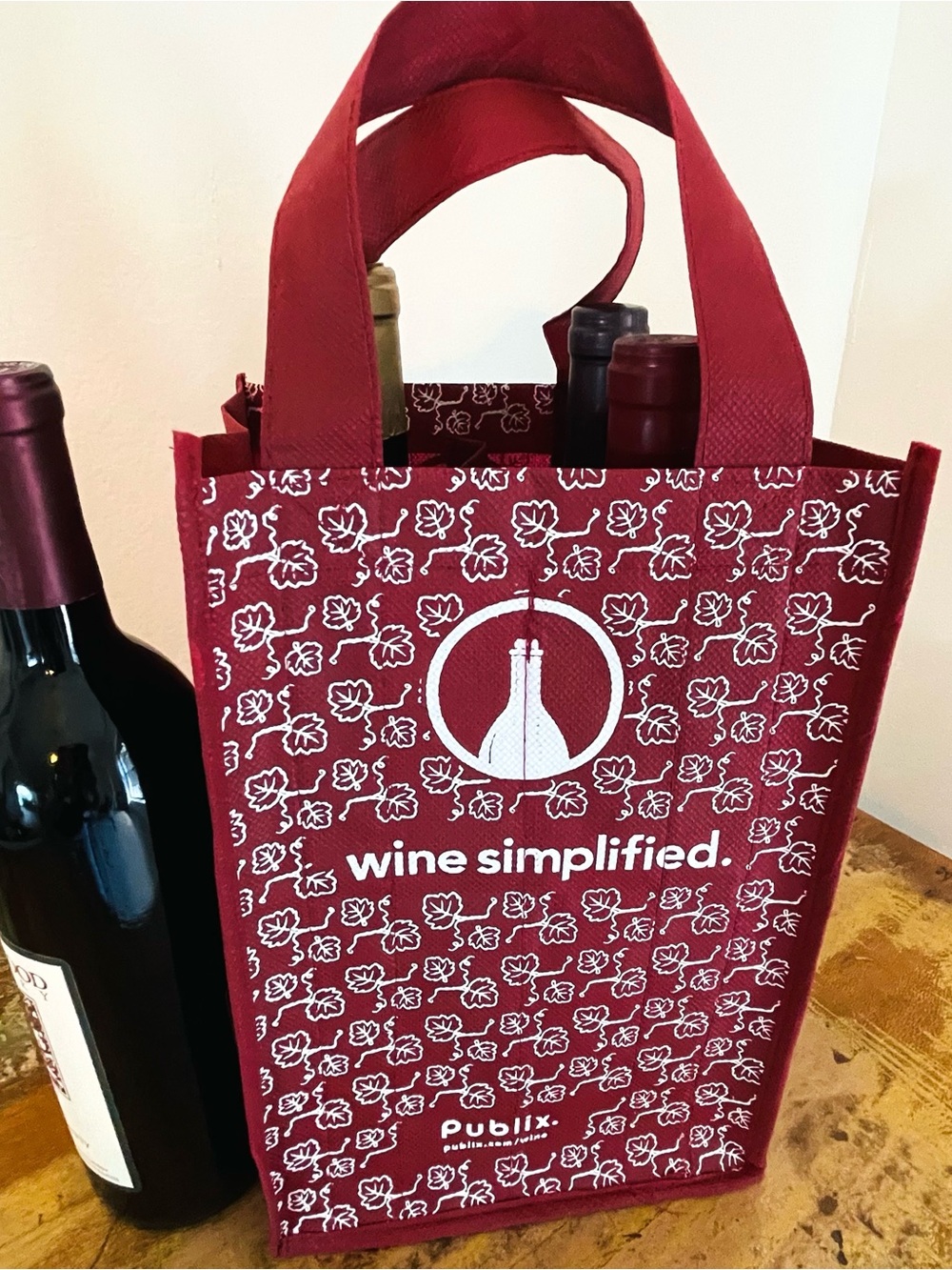 Publix Wine Tote Bag